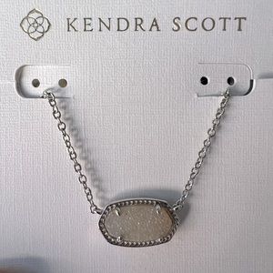 NWT Kendra Scott Elisa silver necklace
